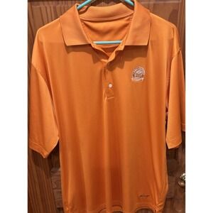 Longaberger Golf Club Nashport Ohio Greg Norman Performance Golf Polo Shirt XL